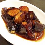 うちの常備菜-茄子の揚げ浸し　カレー風味